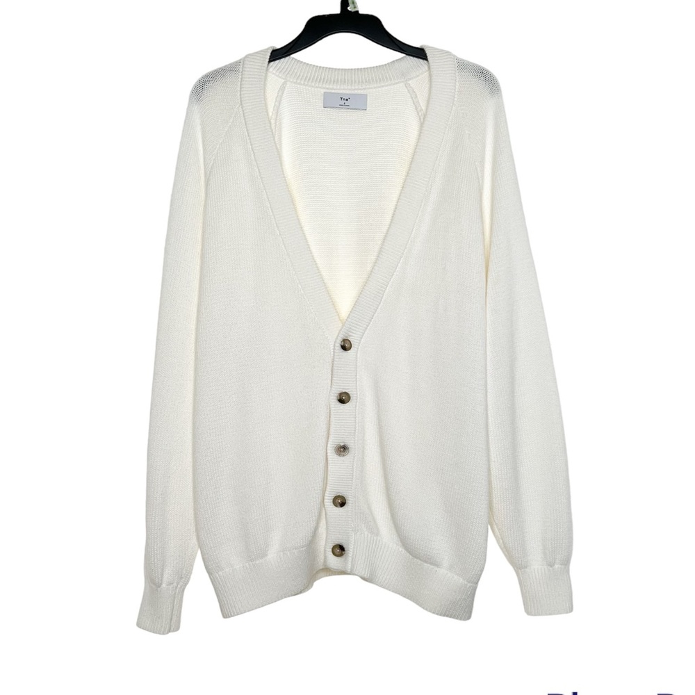 🌟New🌟Tna Barry Cardigan. Oversized/ Cotton/ White/ Size 2.